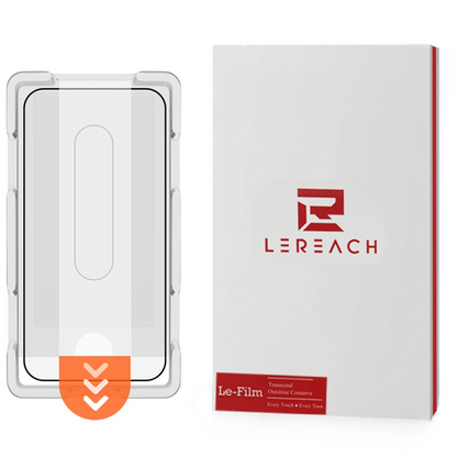 Lereach Screen Protector for Xiaomi 17T Pro, Tempered Glass, Full Glue, Black