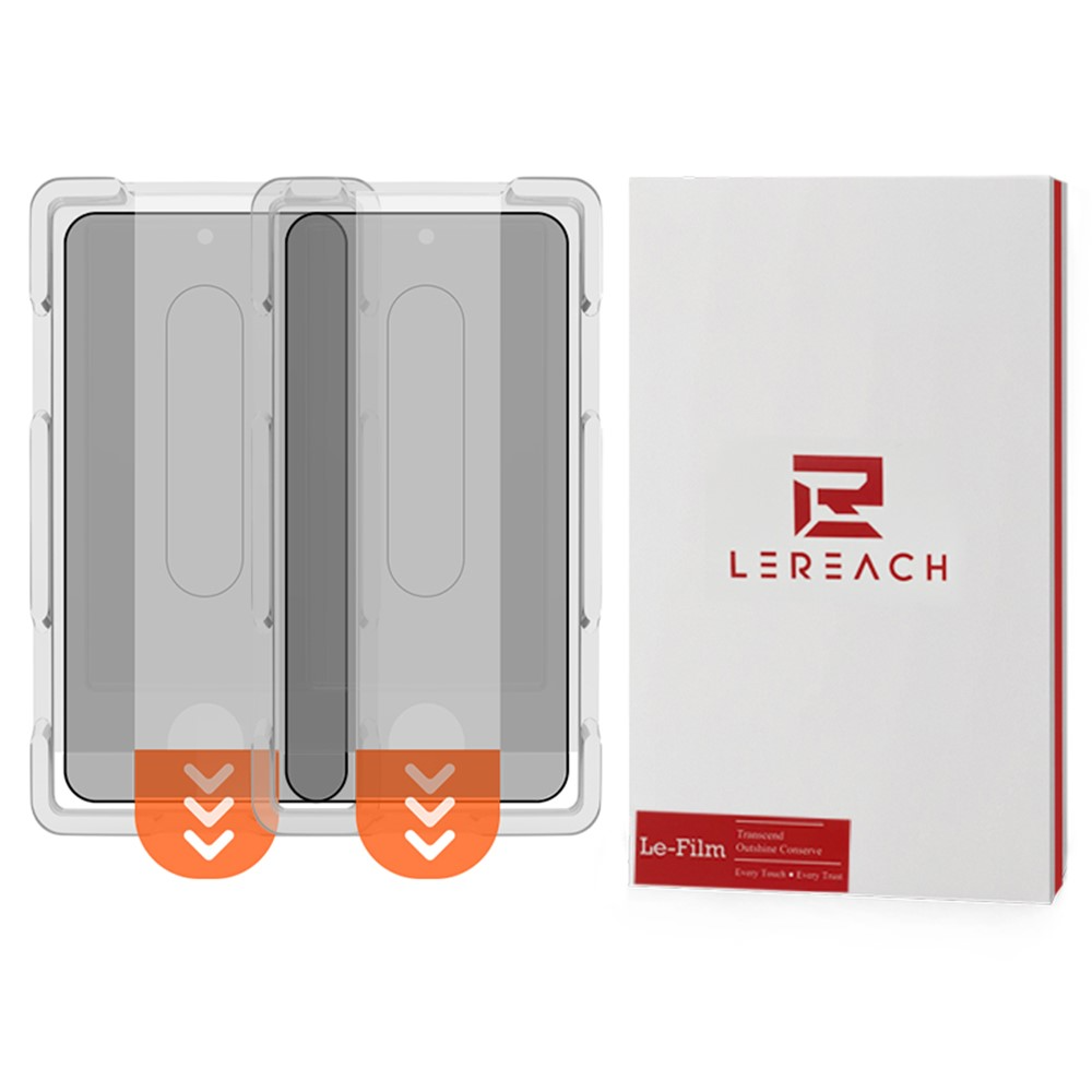 Privacy-Schutzfolie Lereach für Xiaomi 17T Pro, gehärtetes Glas, Full Glue, 2er-Set