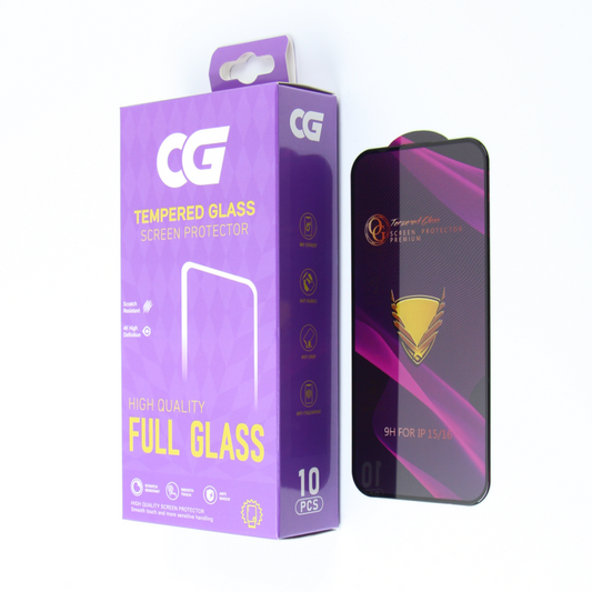 OG Premium Displayschutzfolie für Samsung Galaxy A35 5G A356, gehärtetes Glas, Full Glue, 10 Stück Set, Schwarz