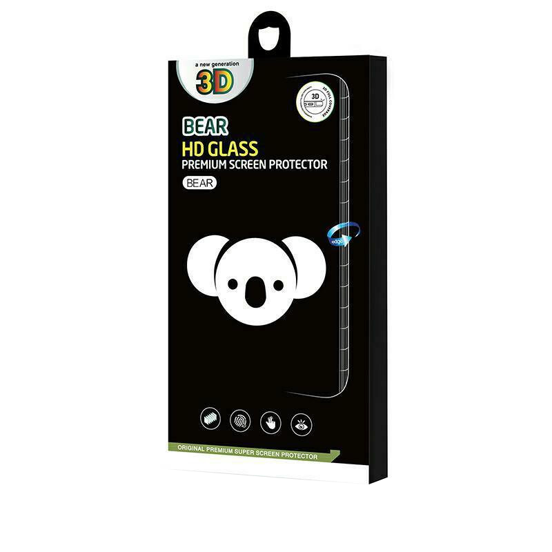 Bear HD Screen Protector Film for Samsung Galaxy S26 Ultra S948, Tempered Glass, Full Glue, Black