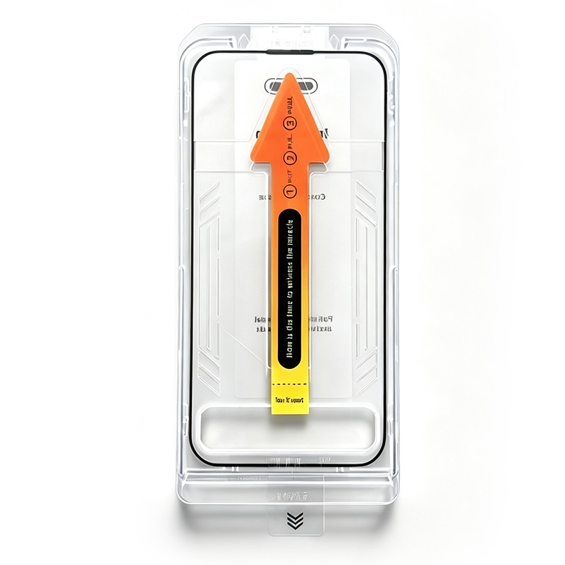 OEM Dust-Free-Easy-Fit-Displayschutzfolie für Samsung Galaxy S25 Ultra S938, gehärtetes Glas, Full Glue, Schwarz