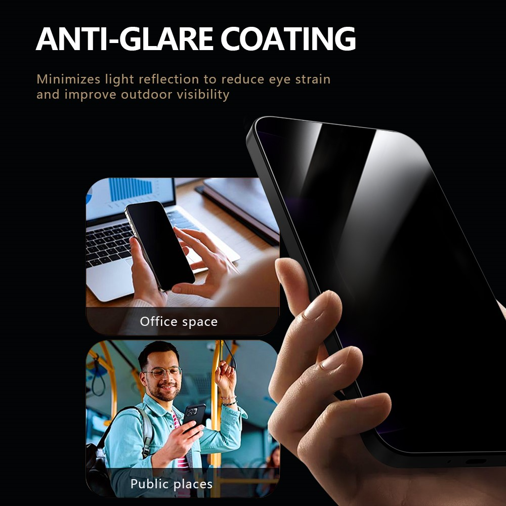 Privacy-Schutzfolie Lereach für Xiaomi 17T Pro, gehärtetes Glas, Full Glue, 2er-Set