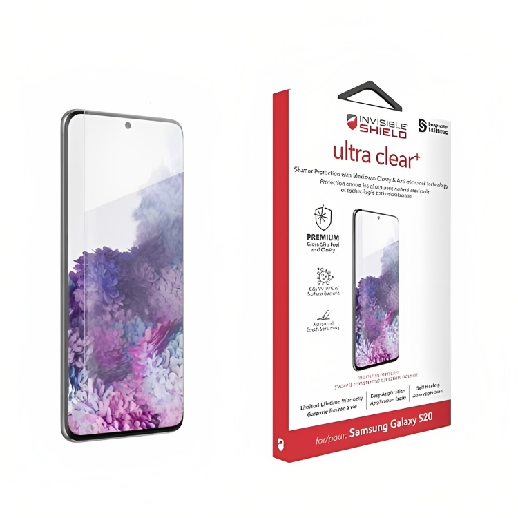 Displayschutz Zagg Ultra Clear+ für Samsung Galaxy S20 G980, Kunststoff 200204858