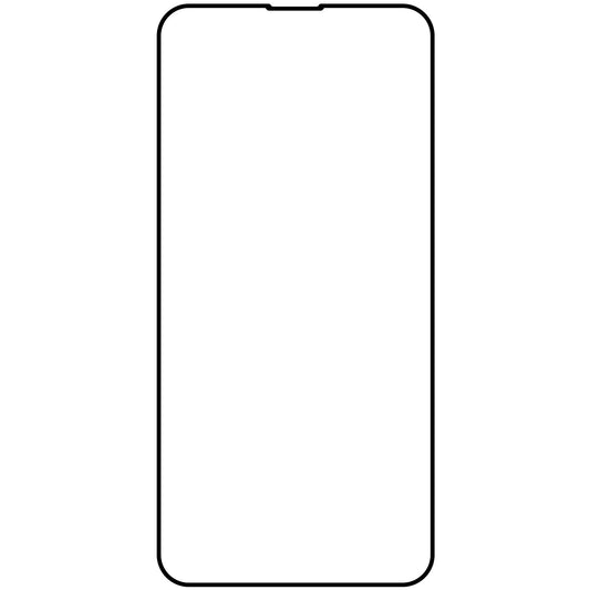 Displayschutzfolie Veason PRO für Apple iPhone 14 Pro Max, Glas geschützt, 6D, Schwarz, vollflächig verklebt