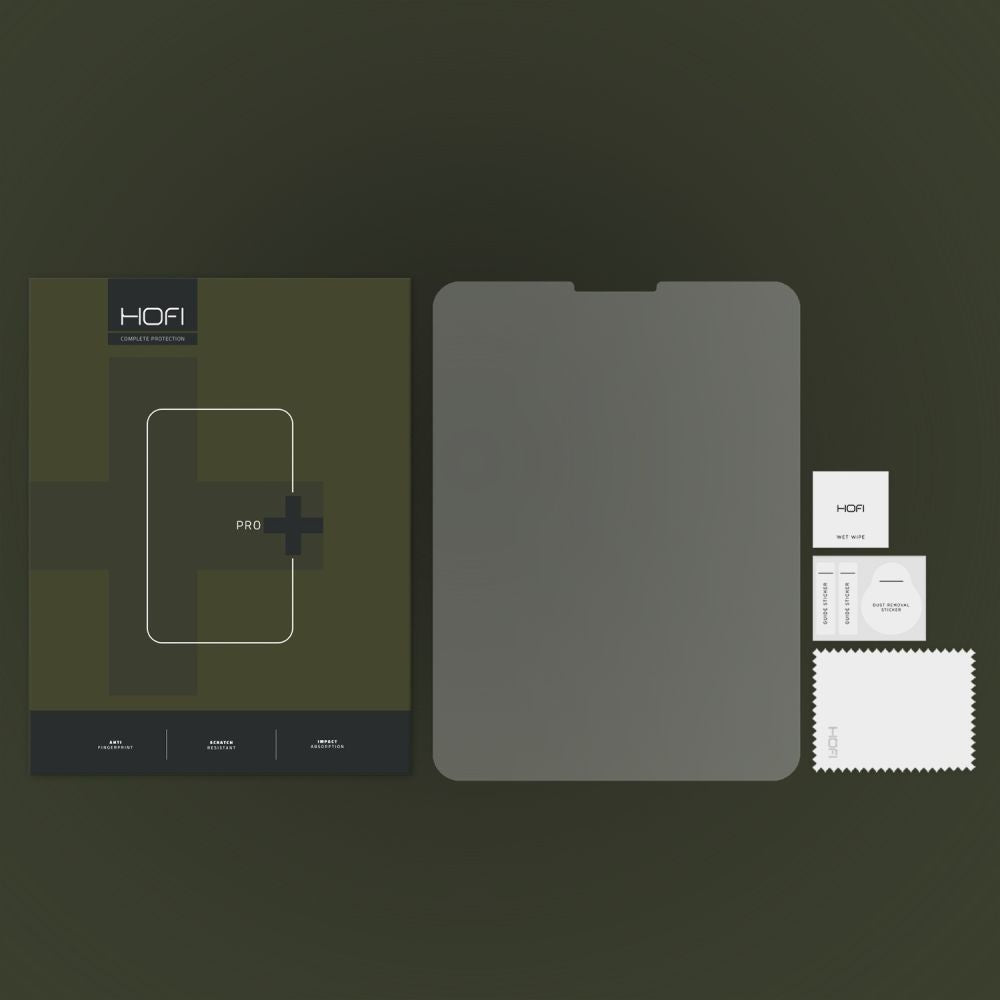 HOFI PRO+ Displayschutzfolie für Apple iPad Air (2022) / Air (2020), gehärtetes Glas, Full Glue, HOFI040