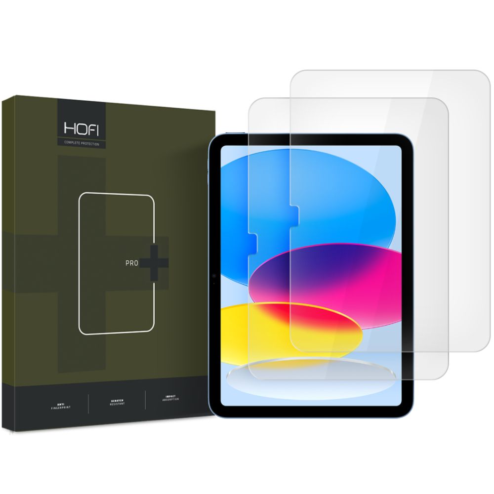 HOFI PRO+ Screen Protector for Apple iPad (2025) / (2022), Tempered Glass, Full Glue, Set of 2 pieces