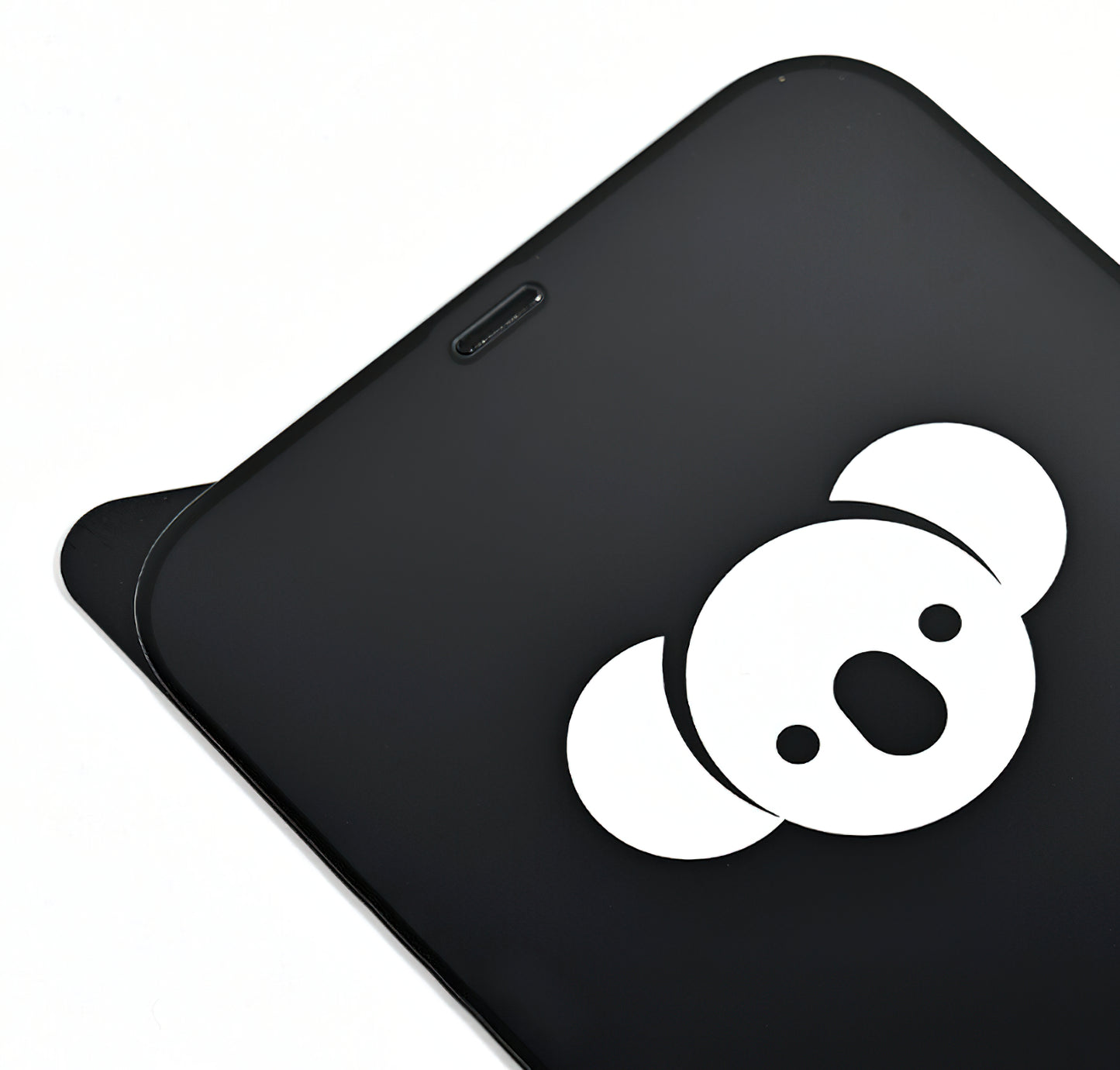 Bear HD Displayschutzfolie für Apple iPhone 14 Pro Max, gehärtetes Glas, Full Glue, Schwarz