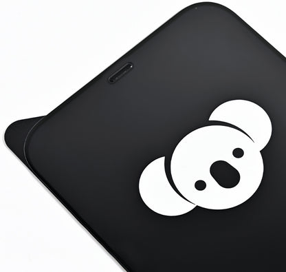Bear HD Displayschutzfolie für Apple iPhone 17, gehärtetes Glas, Full Glue, Schwarz