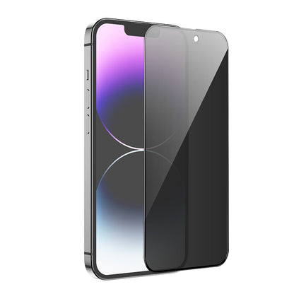 Schutzfolie Privacy HOCO G15 für Apple iPhone 16 Plus / 15 Plus, Gehärtetes Glas, Vollkleber, 5D