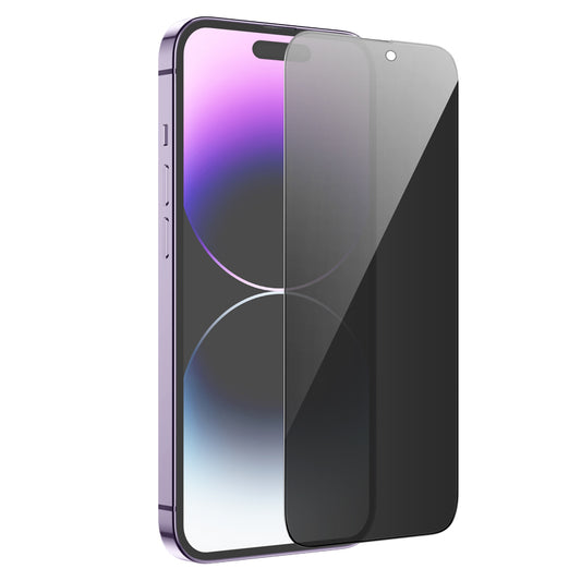 Schutzfolie Privacy HOCO G15 für Apple iPhone 14 Pro Max, Gehärtetes Glas, Vollkleber, 5D