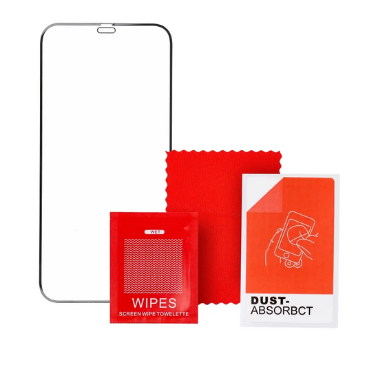 Veason PRO Displayschutzfolie für Apple iPhone 17 / 16 Pro, gehärtetes Glas, Full Glue, 6D, Schwarz