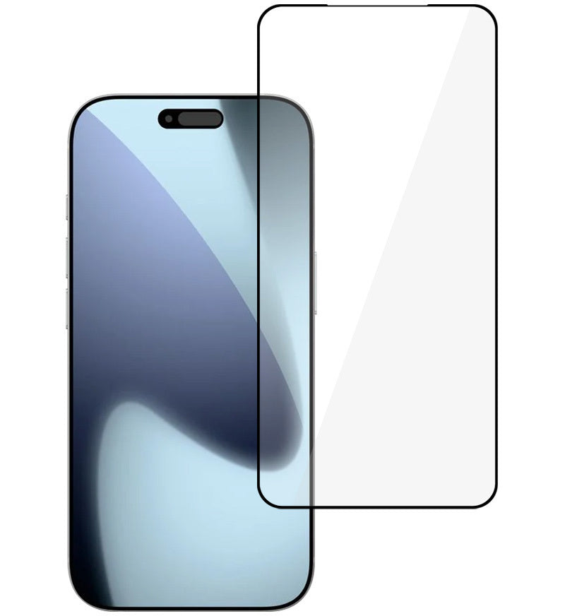 Tel Protect 10X HD Plus Titanium Displayschutzfolie für Apple iPhone 18 Pro Max / 17 Pro Max, gehärtetes Glas, Full Glue, Schwarz