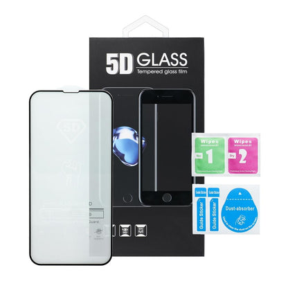 OEM Privacy-Displayschutzfolie für Apple iPhone 17, gehärtetes Glas, Full Glue, 5D, schwarz