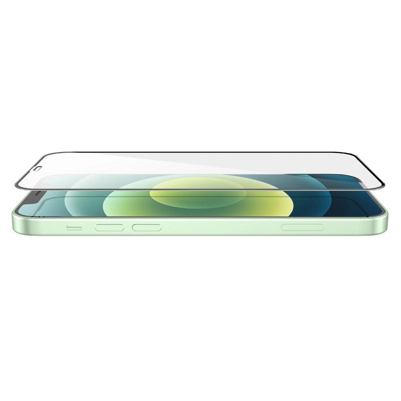 Schutzfolie HOCO G16 für Apple iPhone 12 Pro Max, Gehärtetes Glas, Vollverklebung, 5D, Schwarz