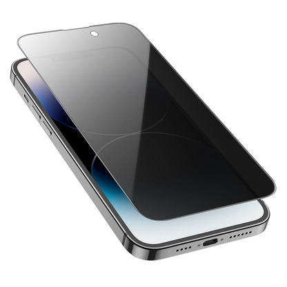 Schutzfolie Privacy HOCO G15 für Apple iPhone 16 Plus / 15 Plus, Gehärtetes Glas, Vollkleber, 5D