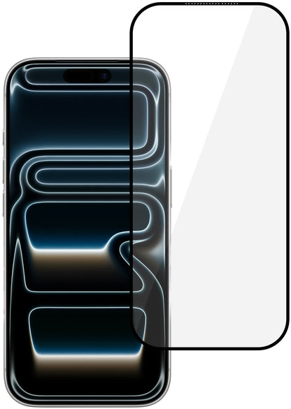 Tel Protect 10X HD DLC Diamond Coating Displayschutzfolie für Apple iPhone 18 Pro / 17 Pro, gehärtetes Glas, vollflächig klebend, schwarz