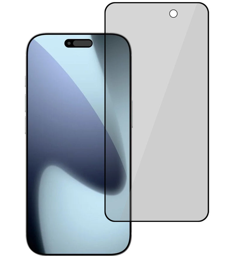 Tel Protect 10X Plus Titanium Privacy-Displayschutzfolie für Apple iPhone 17 Pro, gehärtetes Glas, vollflächig klebend