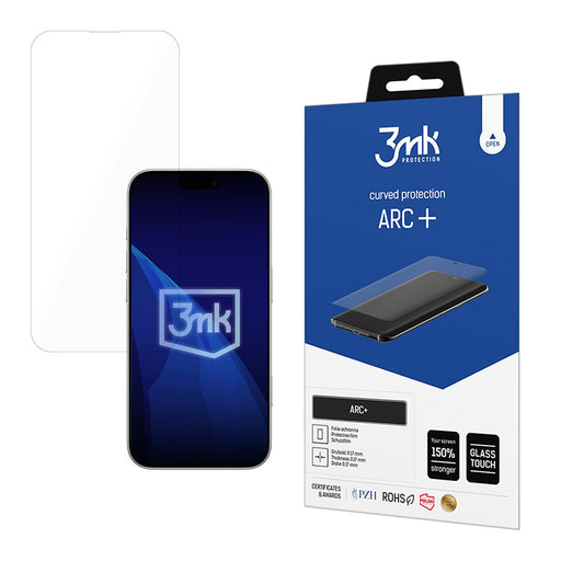 Schutzfolie 3MK ARC+ für Apple iPhone 17 Air, Kunststoff