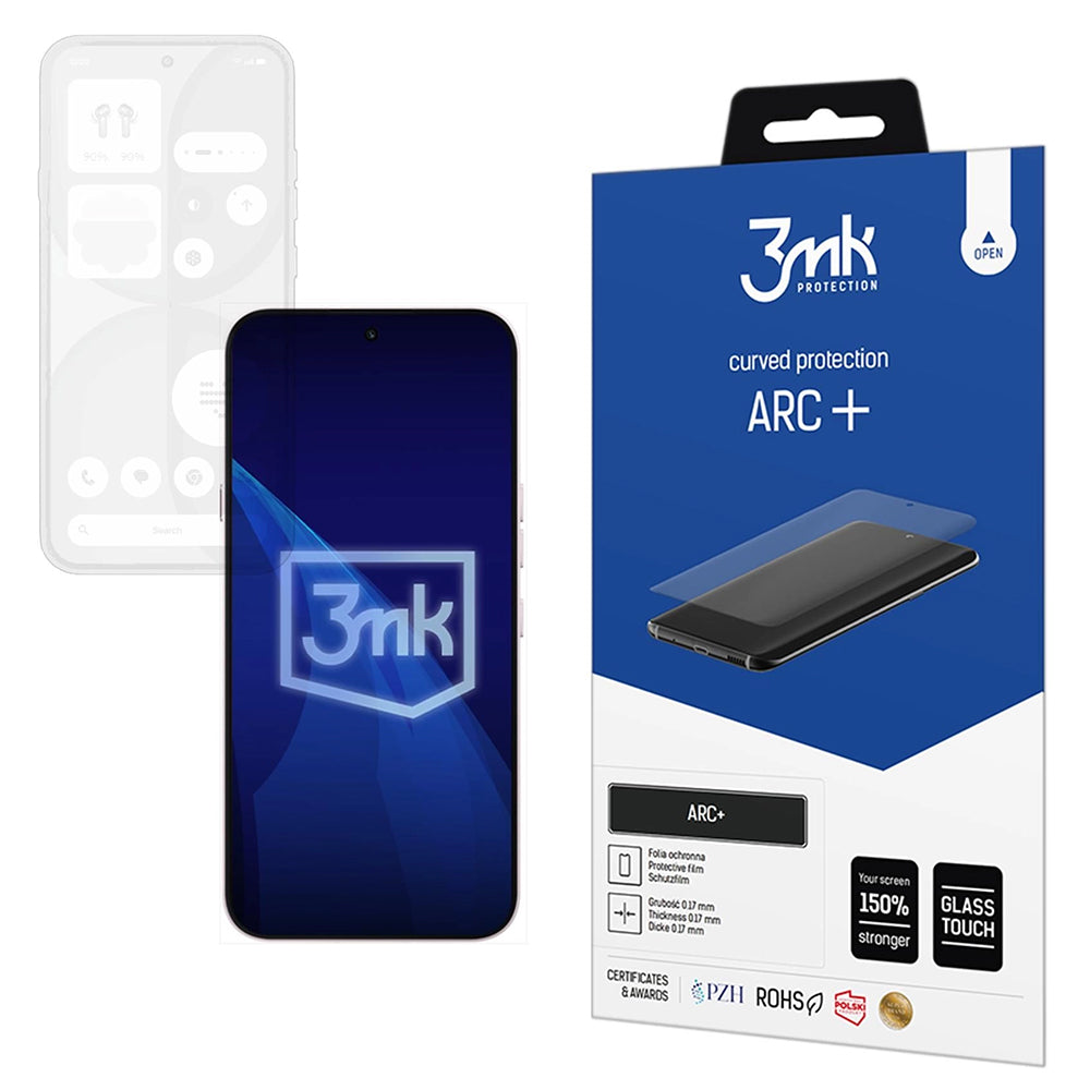 3MK ARC+ Displayschutzfolie für Nothing Phone (4a), Kunststoff