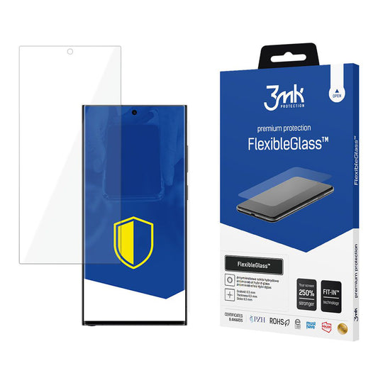 3MK FlexibleGlass Schutzfolie für Samsung Galaxy S24 Ultra S928 | Hybrid | Full Glue
