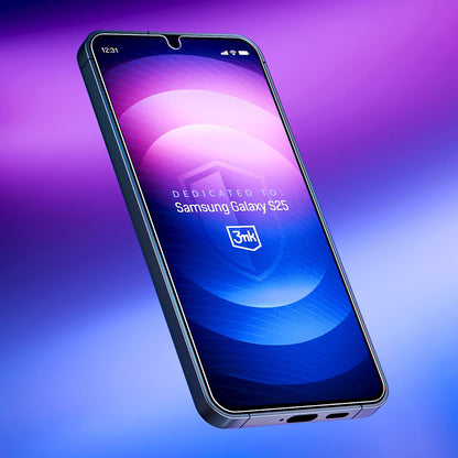 3MK FlexibleGlass Displayschutzfolie für Samsung Galaxy S25 S931, Flexibles Glas, Vollflächig Klebend