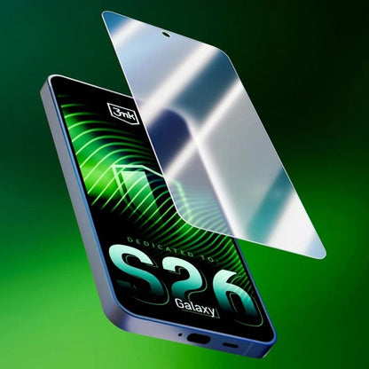 Schutzfolie 3MK FlexibleGlass für Samsung Galaxy S26 S942, Flexibles Glas, Vollverklebung, Transparent