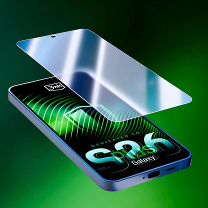 3MK FlexibleGlass Screen Protector for Samsung Galaxy S26 Ultra S948, Flexible Glass, Full Glue