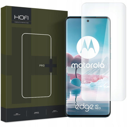 HOFI PRO+ Displayschutzfolie für Motorola Edge 40 Neo, sicheres Glas, UV-Kleber