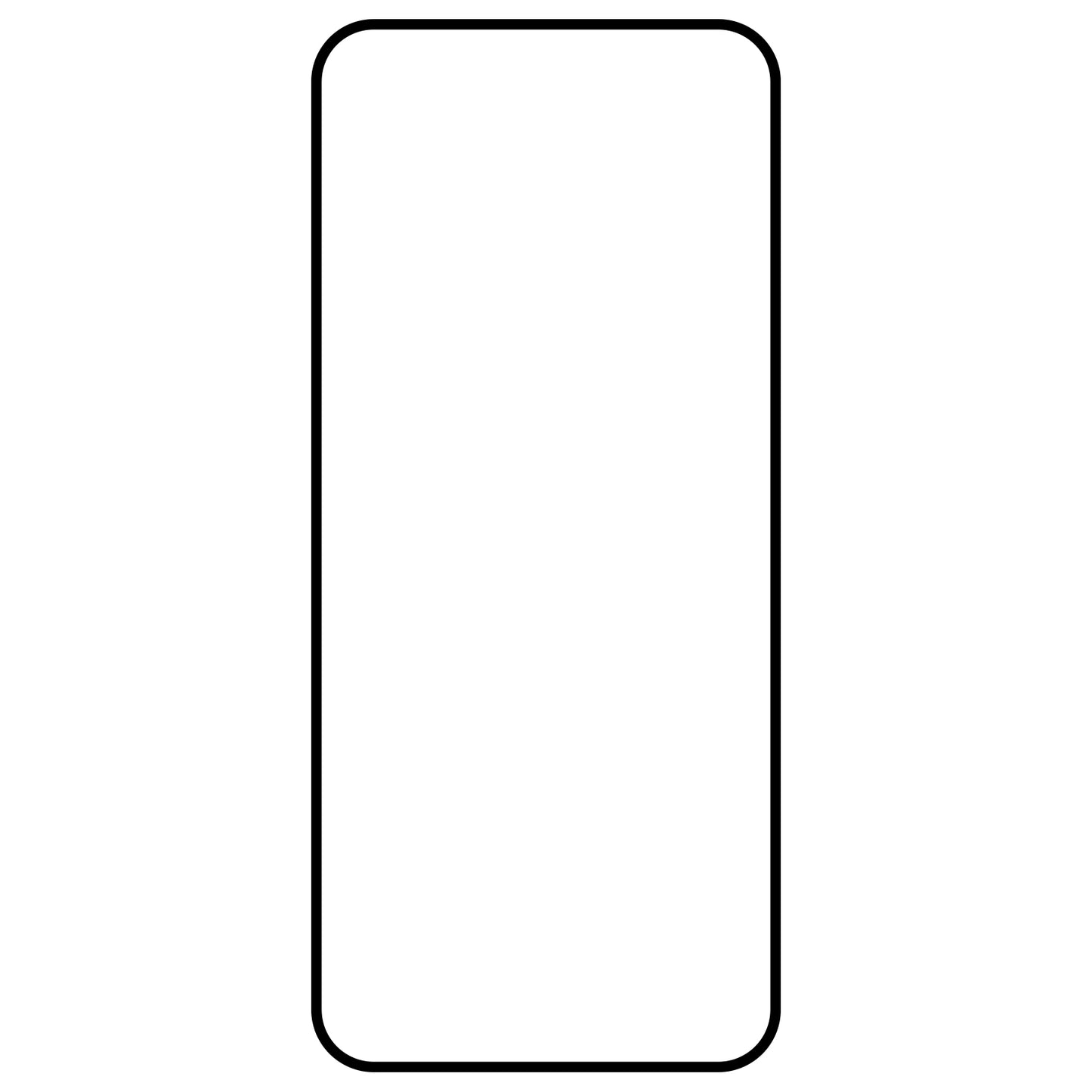 Blue Shield Displayschutzfolie für Samsung Galaxy S24 FE S721, sicheres Glas, Vollkleber, hüllenfreundlich, Schwarz