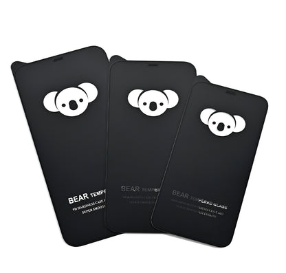 Bear HD Displayschutzfolie für Samsung Galaxy A17 4G / A17 5G / A16 5G A166 / A16 4G A165, gehärtetes Glas, Full Glue, Schwarz