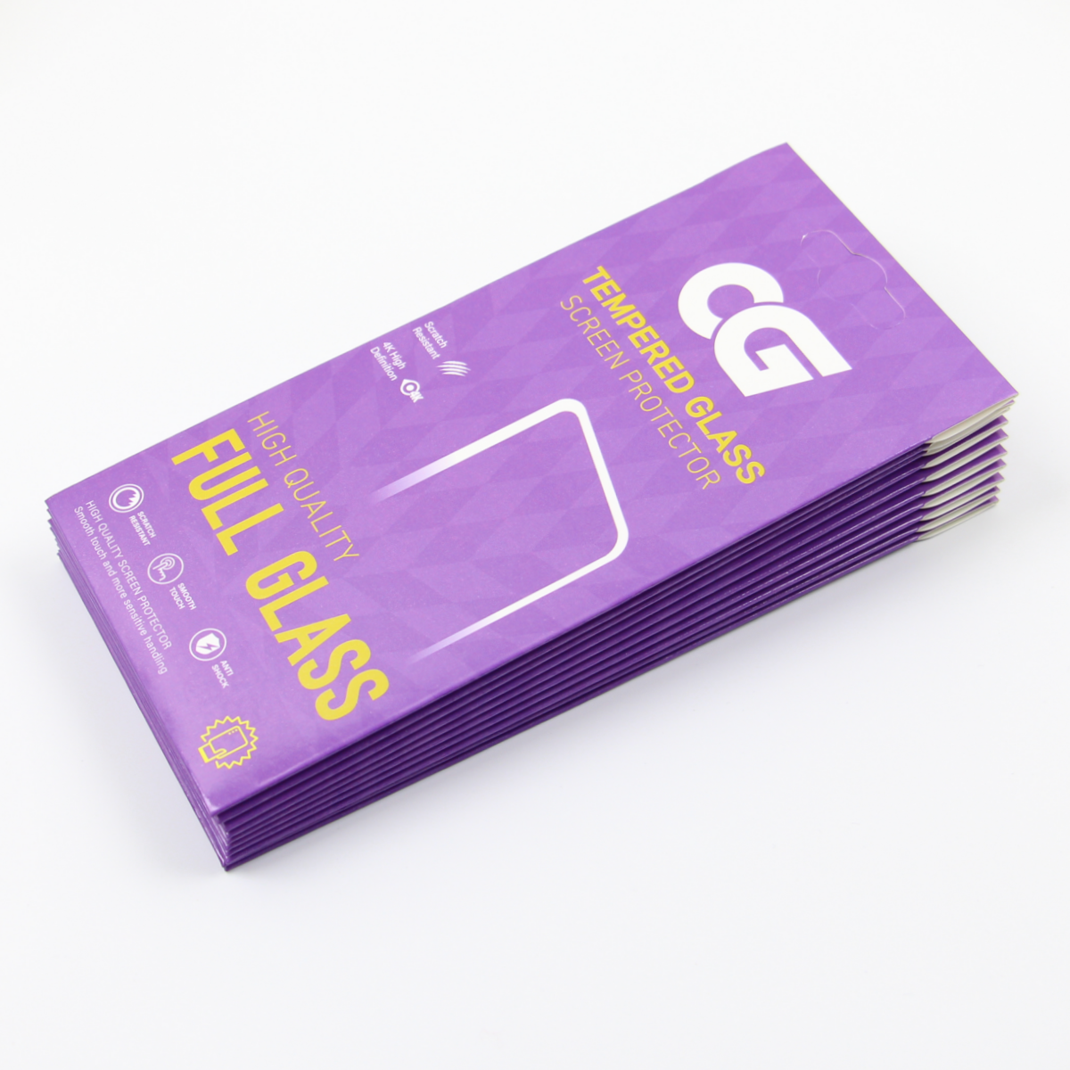 OG Premium Screen Protector Film for Samsung Galaxy A57 5G, Tempered Glass, Full Glue, Set of 10 pieces