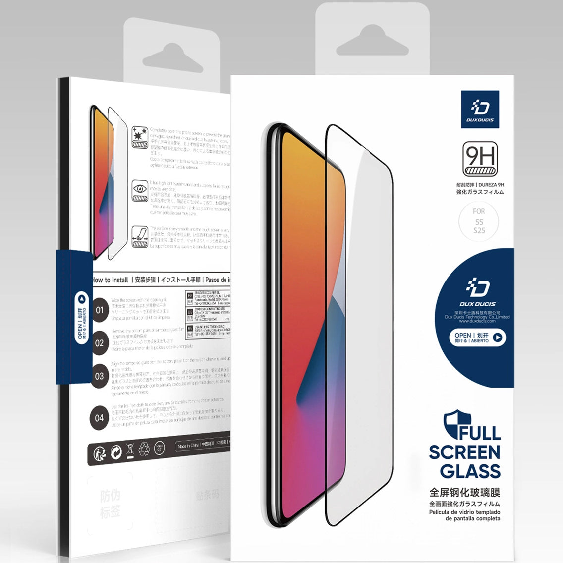 Schutzfolie Privacy Screen DUX DUCIS für Samsung Galaxy S25 S931, Gehärtetes Glas, Edge Glue