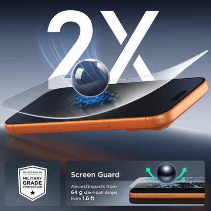 Schutzfolie Tech-Protect für Apple iPhone 17 Pro Max / 16 Pro Max, gehärtetes Glas, Full Glue, Set 10 Stück