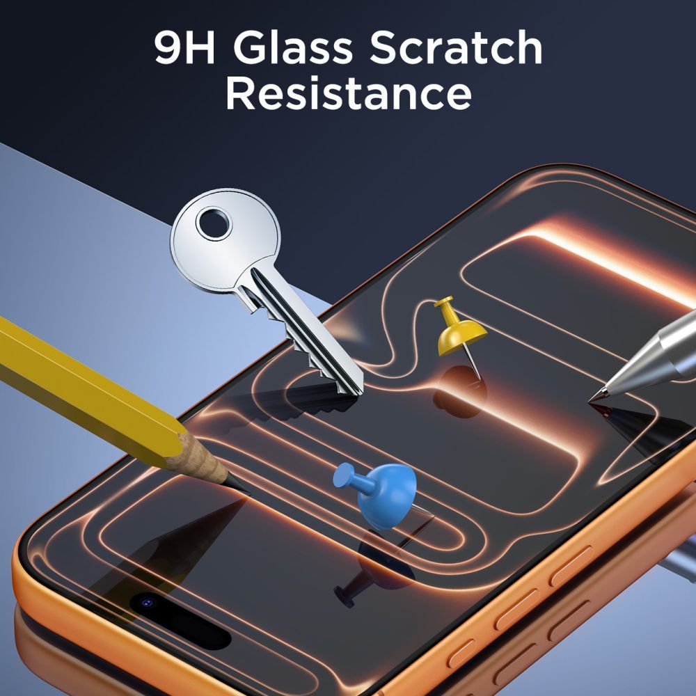 Schutzfolie Tech-Protect für Apple iPhone 17 Pro Max / 16 Pro Max, gehärtetes Glas, Full Glue, Set 10 Stück