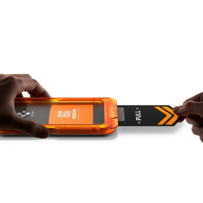 Schutzfolie Spigen GlastR Align Master Slim für Apple iPhone 17 Pro, Gehärtetes Glas, Vollkleber, Set 3 Stück AGL10103