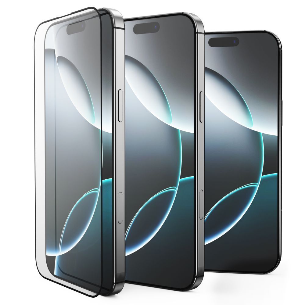 Schutzfolie Tech-Protect FIT+ für Xiaomi Redmi Note 15 Pro 5G, Gehärtetes Glas, Vollverklebung, Set mit 2 Stück, 2.5D, Schwarz