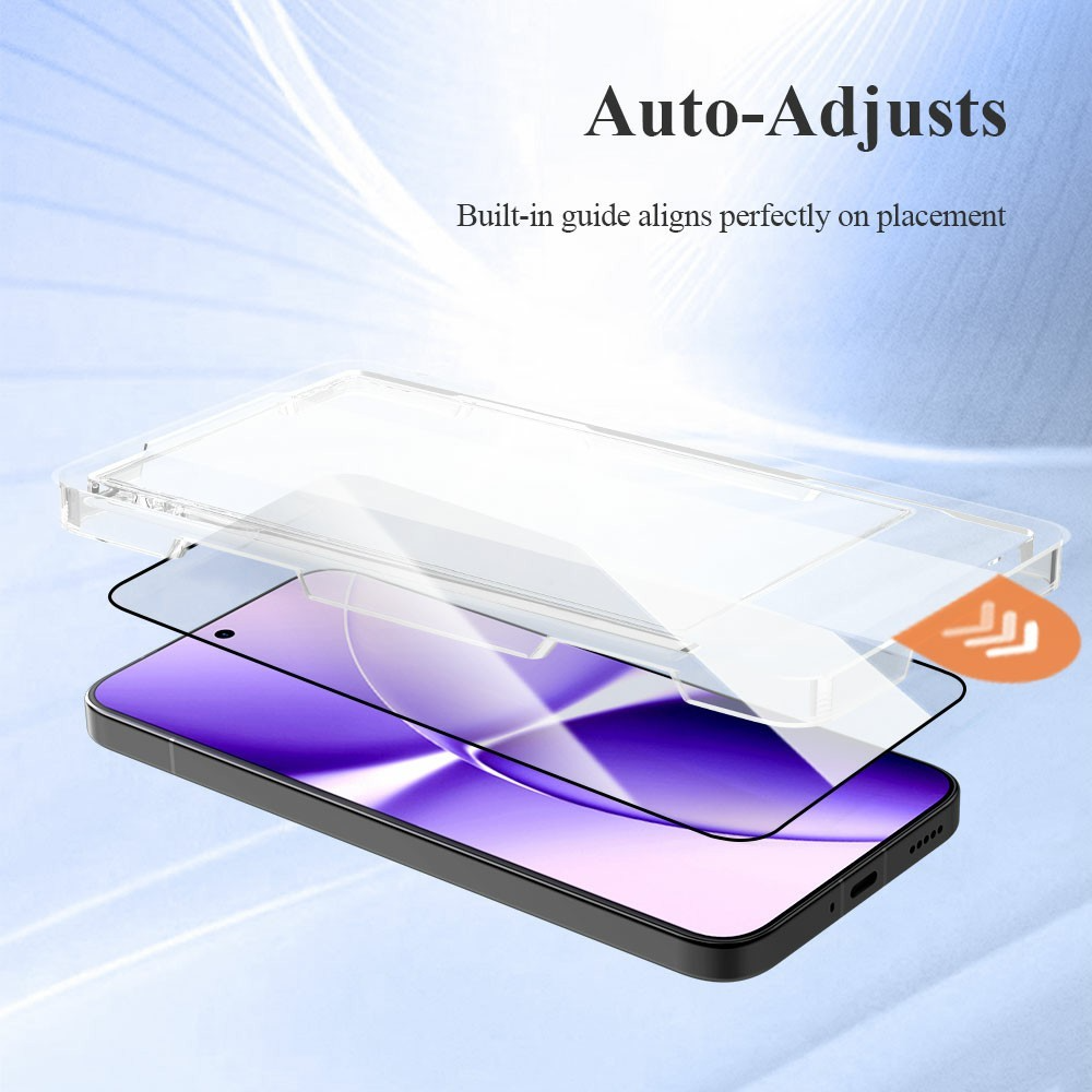 Lereach Screen Protector for Xiaomi Poco X8 Pro Max, Tempered Glass, Full Glue, Black