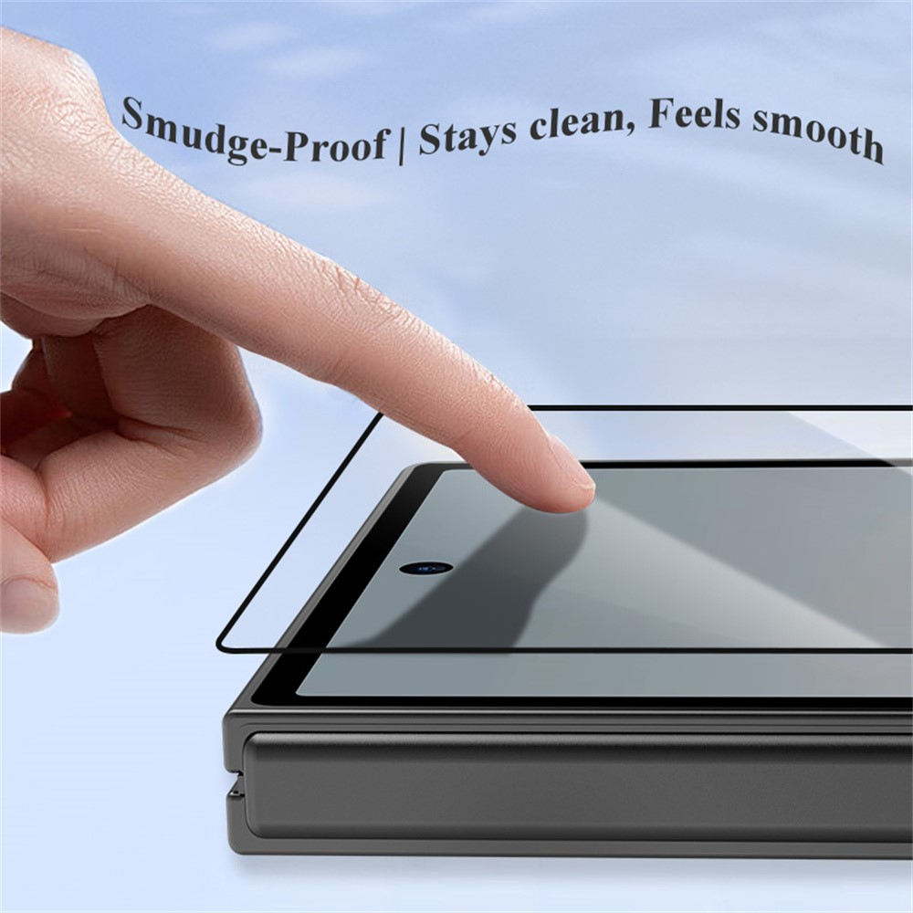 Lereach Außendisplay-Schutzfolie für Samsung Galaxy Z Fold8 Ultra F976 / Z Fold7 F966, gehärtetes Glas, Vollkleber, Schwarz