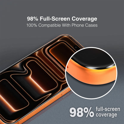 Tel Protect 10X HD DLC Diamond Coating Displayschutzfolie für Samsung Galaxy S26 Ultra S948, gehärtetes Glas, vollflächig klebend, schwarz