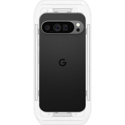Schutzfolie Spigen GlastR EZ FIT für Google Pixel 9 Pro XL, gehärtetes Glas, Full Glue, Set mit 2 Stück