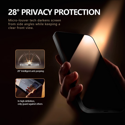 Privacy-Schutzfolie Lereach für Xiaomi 17T Pro, gehärtetes Glas, Full Glue, 2er-Set