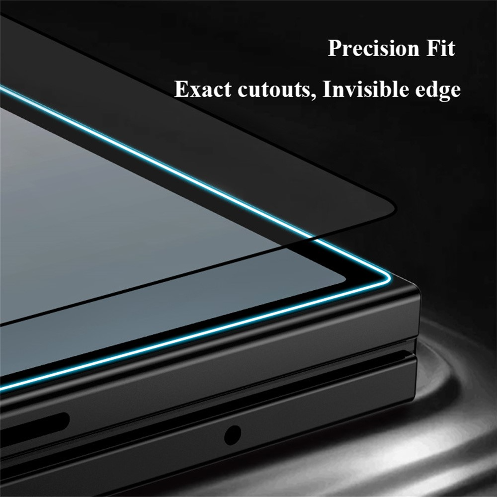 Lereach Außendisplay-Schutzfolie für Samsung Galaxy Z Fold8 Ultra F976 / Z Fold7 F966, gehärtetes Glas, Vollkleber, Schwarz