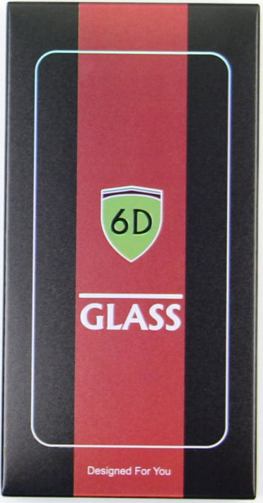 OEM Displayschutzfolie für Apple iPhone 17e / 16e / 14 / 13 Pro, gehärtetes Glas, Vollkleber, 10 Stück Set, 6D, Schwarz
