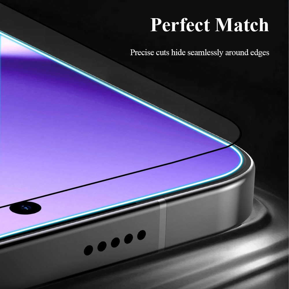 Lereach Screen Protector for Xiaomi Poco X8 Pro Max, Tempered Glass, Full Glue, Black