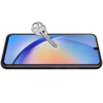 OEM-Displayschutzfolie für Samsung Galaxy A34 A346, gehärtetes Glas, Vollkleber, 9D, Schwarz