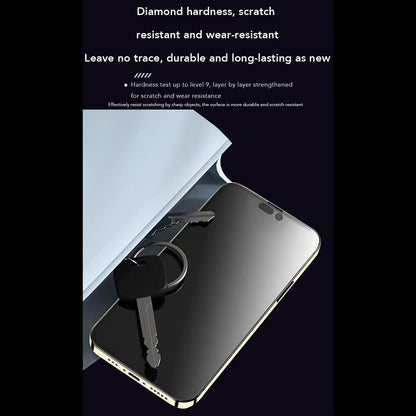 Anank 1X Reinforced Anti-Fingerprint Screen Protector for Apple iPhone 16, Tempered Glass, Full Glue, 2.5D, Black