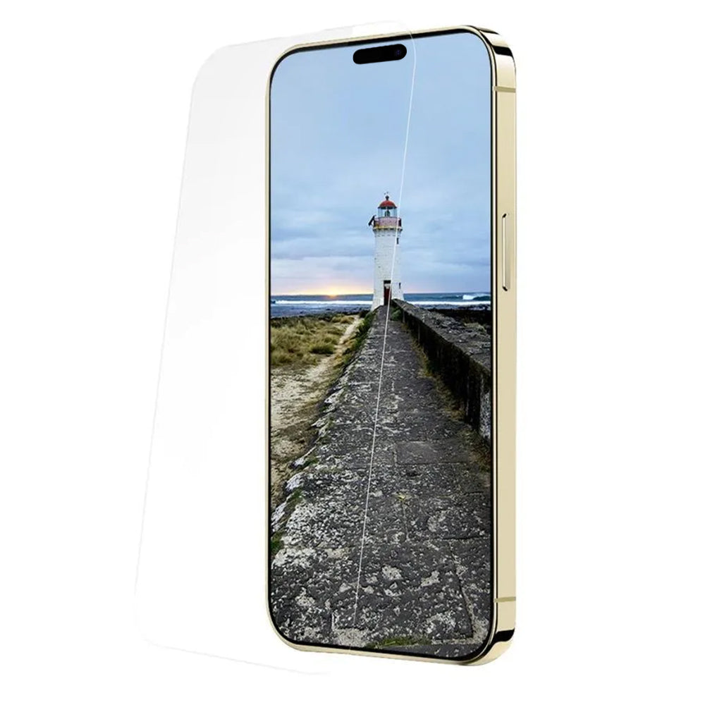 Anank 1X Verstärkte Displayschutzfolie für Apple iPhone 16 Pro, gehärtetes Glas, Full Glue, 3D, 10 Stück Set