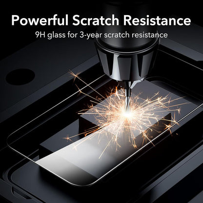 Anank Displayschutzfolie für Apple iPhone 15 Pro, gehärtetes Glas, Full Glue, 3D, 10 Stück Set