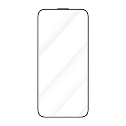 Blueo Crystal Anti-Kratz Schutzfolie für Apple iPhone 16 Pro, gehärtetes Glas, Vollkleber, Schwarz