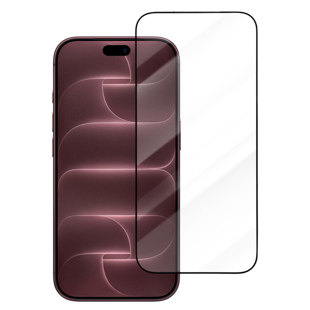 Blueo Drop Resistant Applicator Pro Displayschutzfolie für Apple iPhone 18 Pro Max / 17 Pro Max, gehärtetes Glas, vollflächig klebend, Schwarz